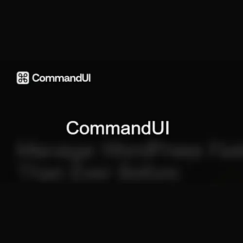 CommandUI WordPress Plugin