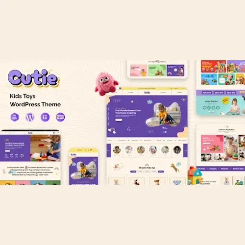 Cutie - Children School and Toys Store Theme