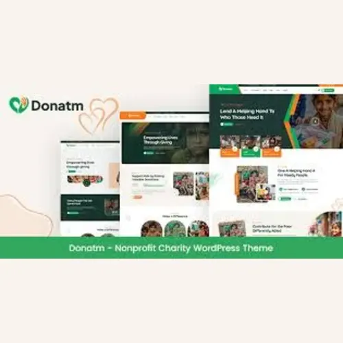 Donatm – Nonprofit Charity WordPress Theme
