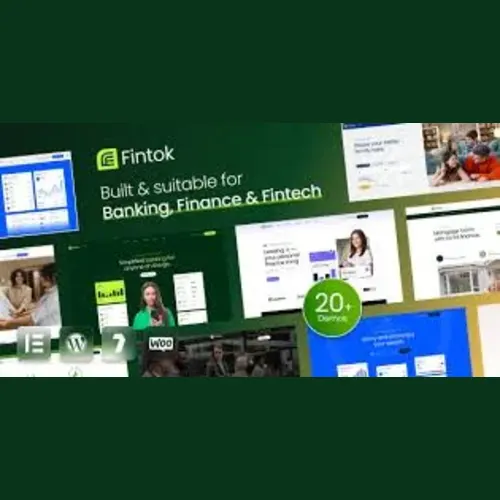 Fintok – Banking Finance & Fintech WordPress Theme