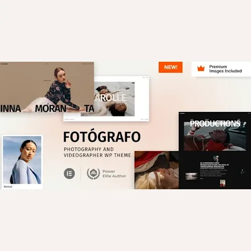 Fotógrafo - Photography Videographer WordPress Theme