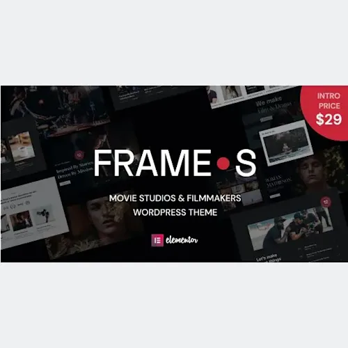 Frames Movie Studios & Filmmakers WordPress Theme