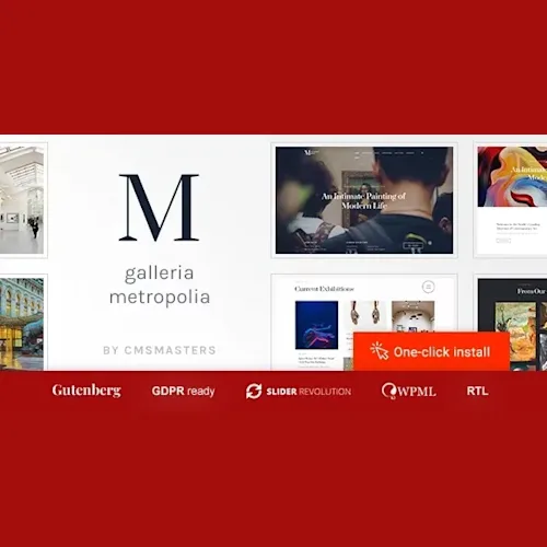Galleria Metropolia – Art Museum & Exhibition Gallery Theme