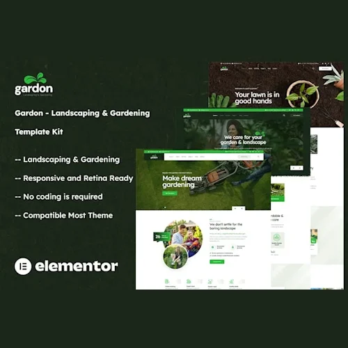 Gardon - Landscaping & Gardening Elementor Template Kit