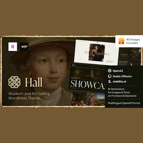 Hall – Museum and Art Gallery WordPress Theme