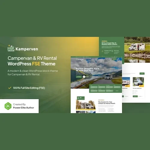 Kamperven - Campervan & RV Rental FSE WordPress Theme