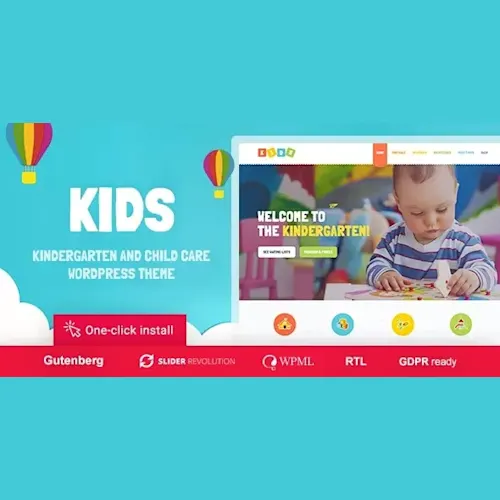 Kids - Day Care & Kindergarten WordPress Theme for Children