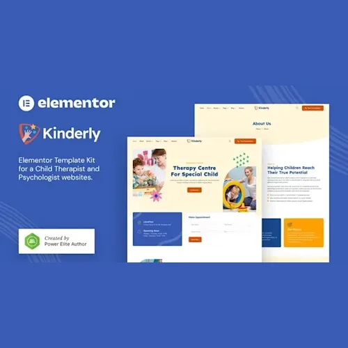Kinderly – Child Therapist & Psychologist WordPress Theme