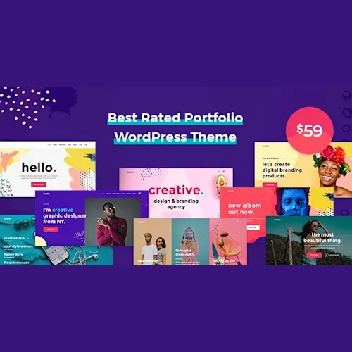Leedo - Modern, Colorful & Creative Portfolio WordPress Theme