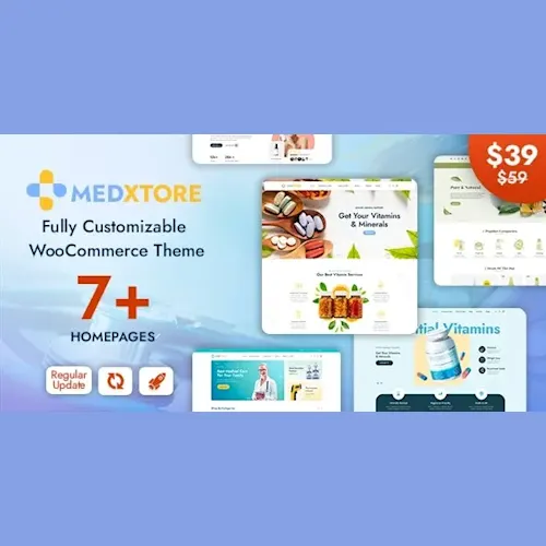 MedXtore – Pharmacy, Medical & Beauty Elementor WooCommerce Theme