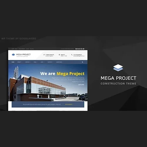Mega Project - Construction WordPress Theme