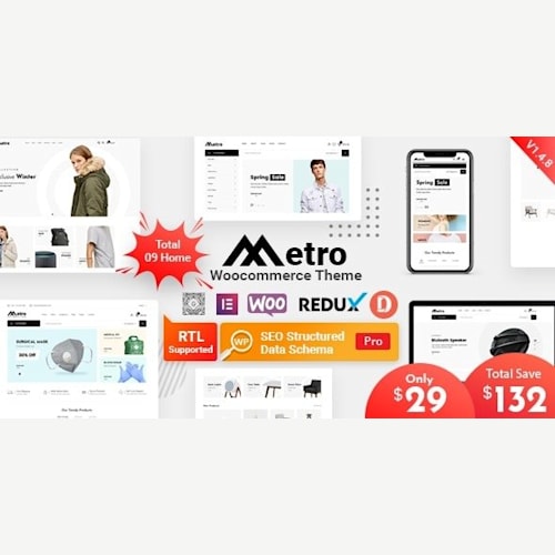 Metro Minimal WooCommerce WordPress Theme
