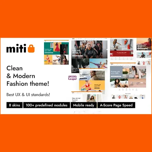 Miti – Elementor Fashion WooCommerce Theme