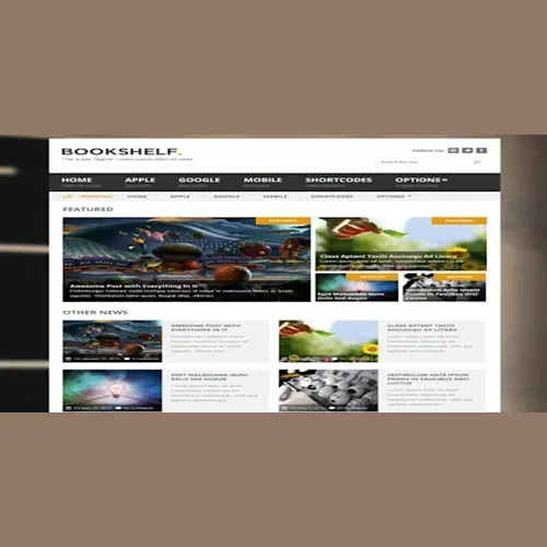 MyThemeShop Bookshelf WordPress Theme