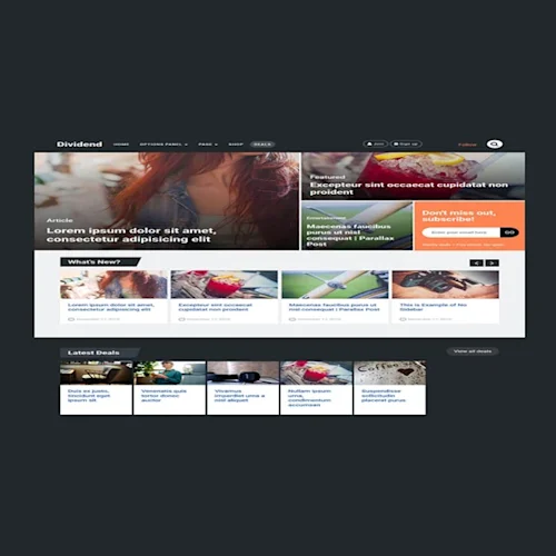 MyThemeShop Dividend WordPress Theme
