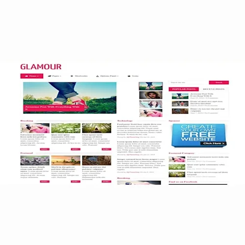 MyThemeShop Glamour WordPress Theme