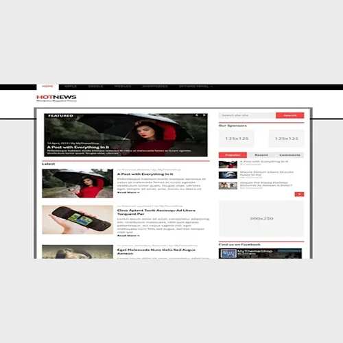 MyThemeShop Hotnews WordPress Theme