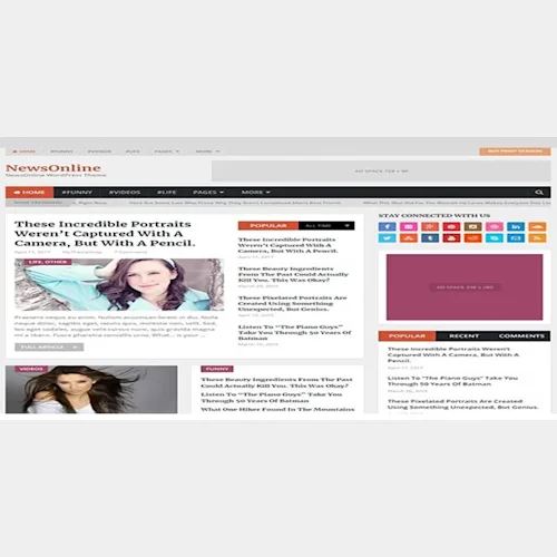 MyThemeShop NewsOnline WordPress Theme