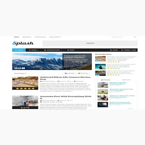 MyThemeShop Splash WordPress Theme