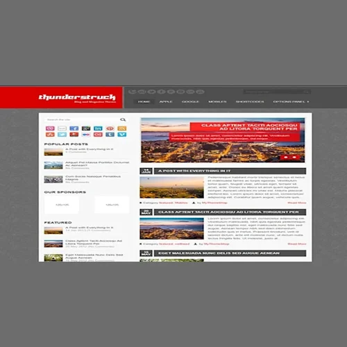 MyThemeShop Thunderstruck WordPress Theme