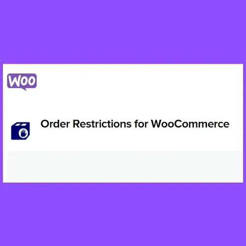 Order Restrictions for WooCommerce
