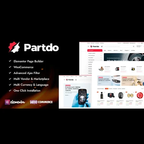 Partdo - Auto Parts and Tools Shop WooCommerce Theme