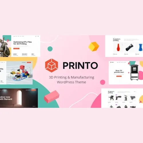 Printo – 3D Printing & Manufacturing WordPress Theme