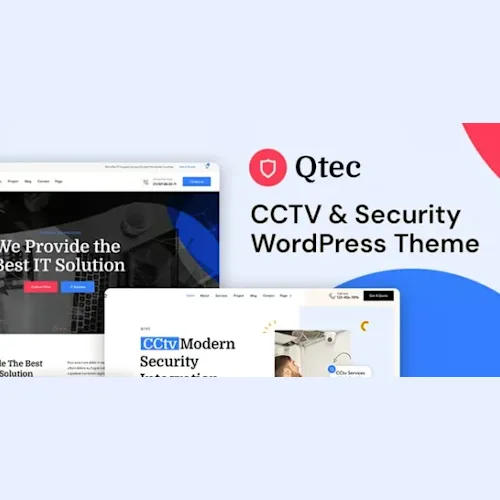Qtec - CCTV & Security WordPress Theme