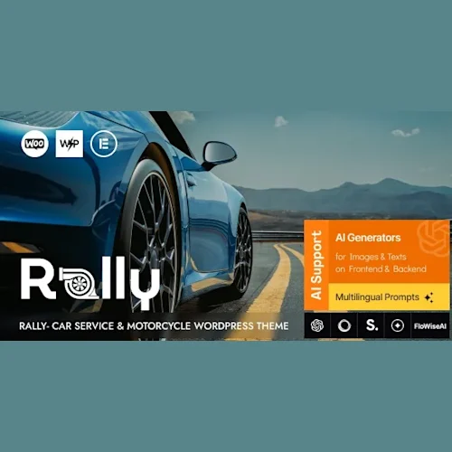 Rally - Car Service & Motorcycle WordPress Theme