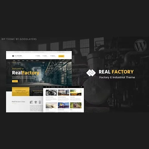Real Factory – Factory, Industrial & Construction WordPress Theme