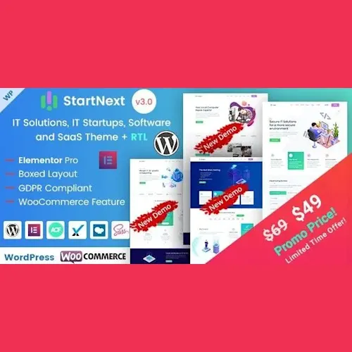 StartNext - IT Startups and Digital Services WordPress Theme