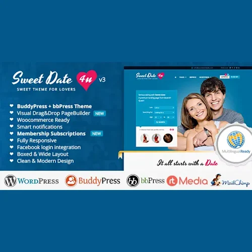 Sweet Date – More Than a WordPress Dating Theme