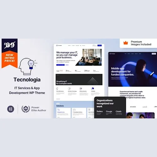 Tecnologia IT SAAS Software Technology WordPress Theme