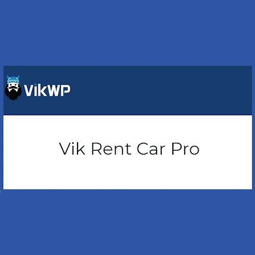 Vik Rent Car Pro – Vehicle Rental Management Plugin