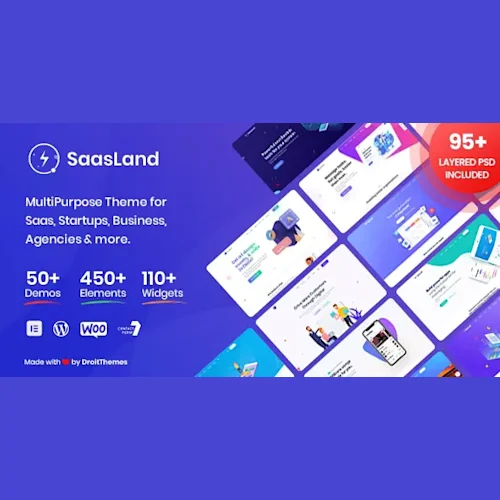 Saasland – Multipurpose WordPress Theme for Startups