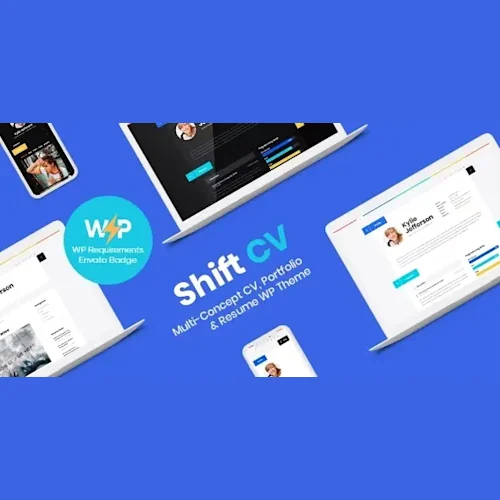 ShiftCV – Blog, Resume & Portfolio WordPress Plugin