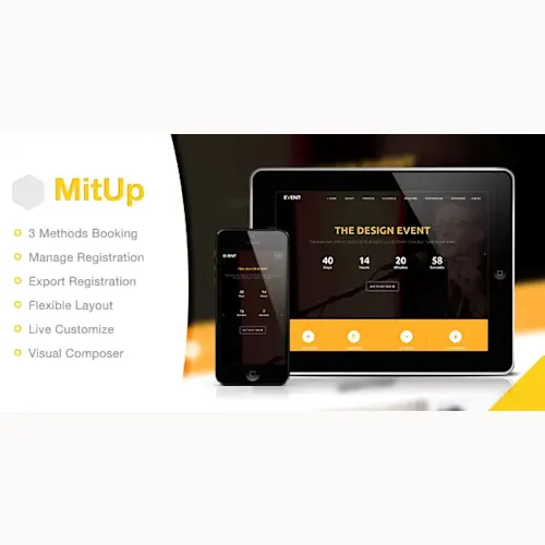 MitUp – Event & Conference WordPress Theme