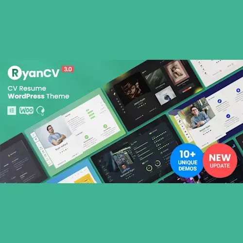 RyanCV – Resume WordPress Theme