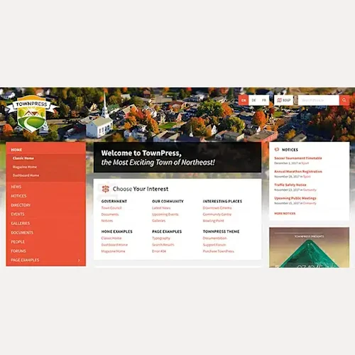 TownPress – Municipality & Town Government WordPress Theme