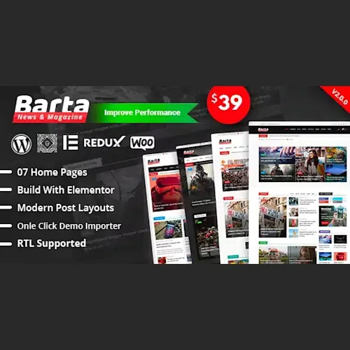 Barta – News & Magazine WordPress Theme
