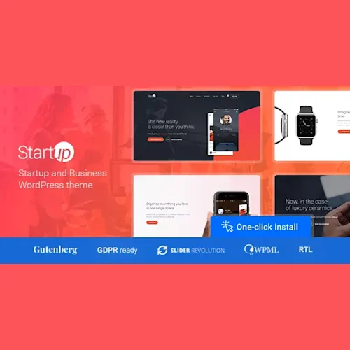Startup Company – WordPress Theme for Business & Technology