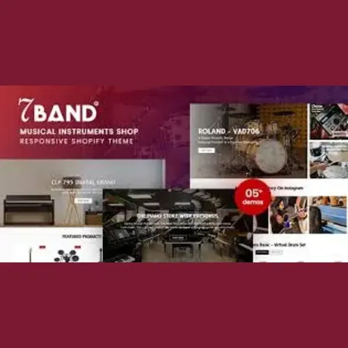 7Band – Musical Instruments Shop Shopify Theme
