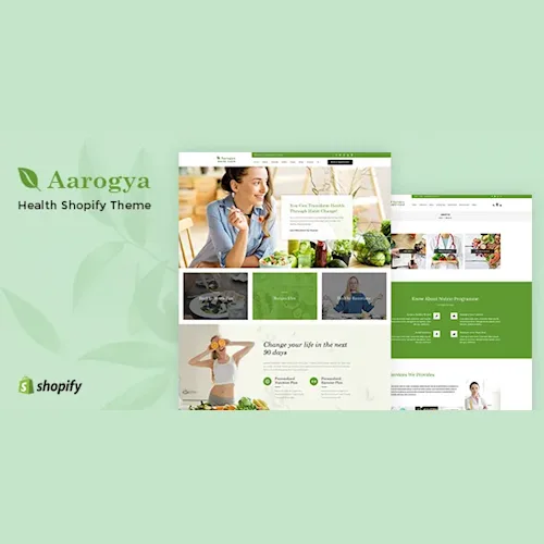 Aarogya Shopify Health Care Store Theme
