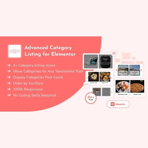 Advanced Category Listing for Elementor