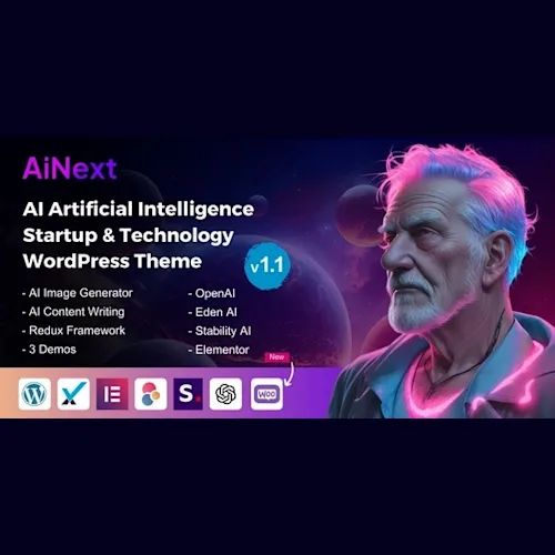 AiNext – AI Agency & Startup WordPress Theme