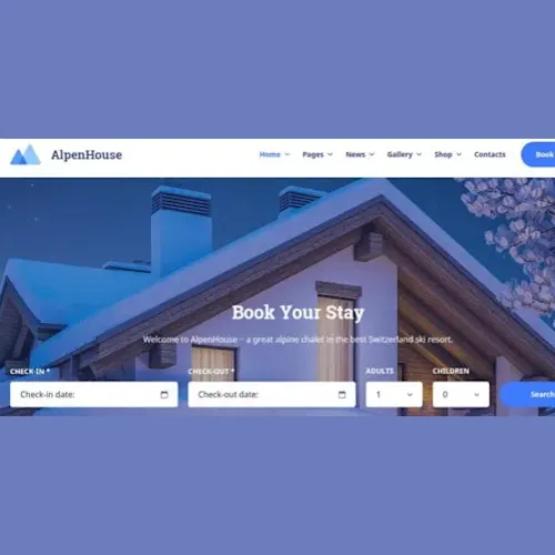 Alpenhouse - MOTOPRESS Hotel Booking WordPress Theme