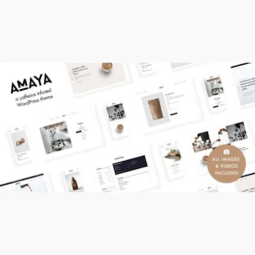 Amaya - Coffee Shop WordPress Theme