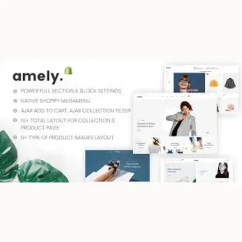 Amely – Clean Modern Shopify Theme