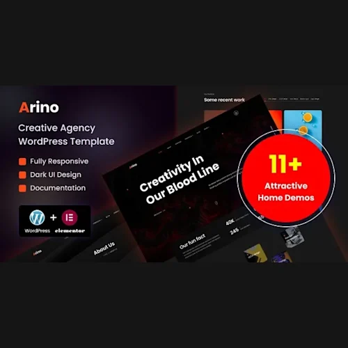 Arino – Creative Agency WordPress Theme