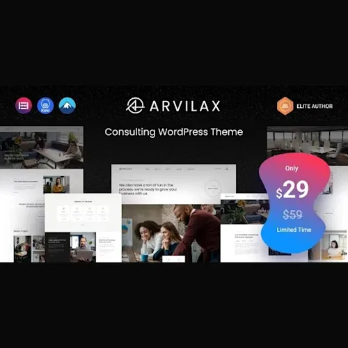Arvilax - Business Consulting WordPress Theme